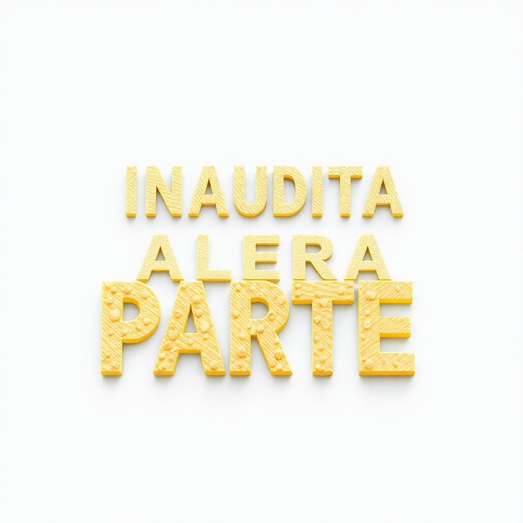 Inaudita altera parte (Sin escuchar a la otra parte)