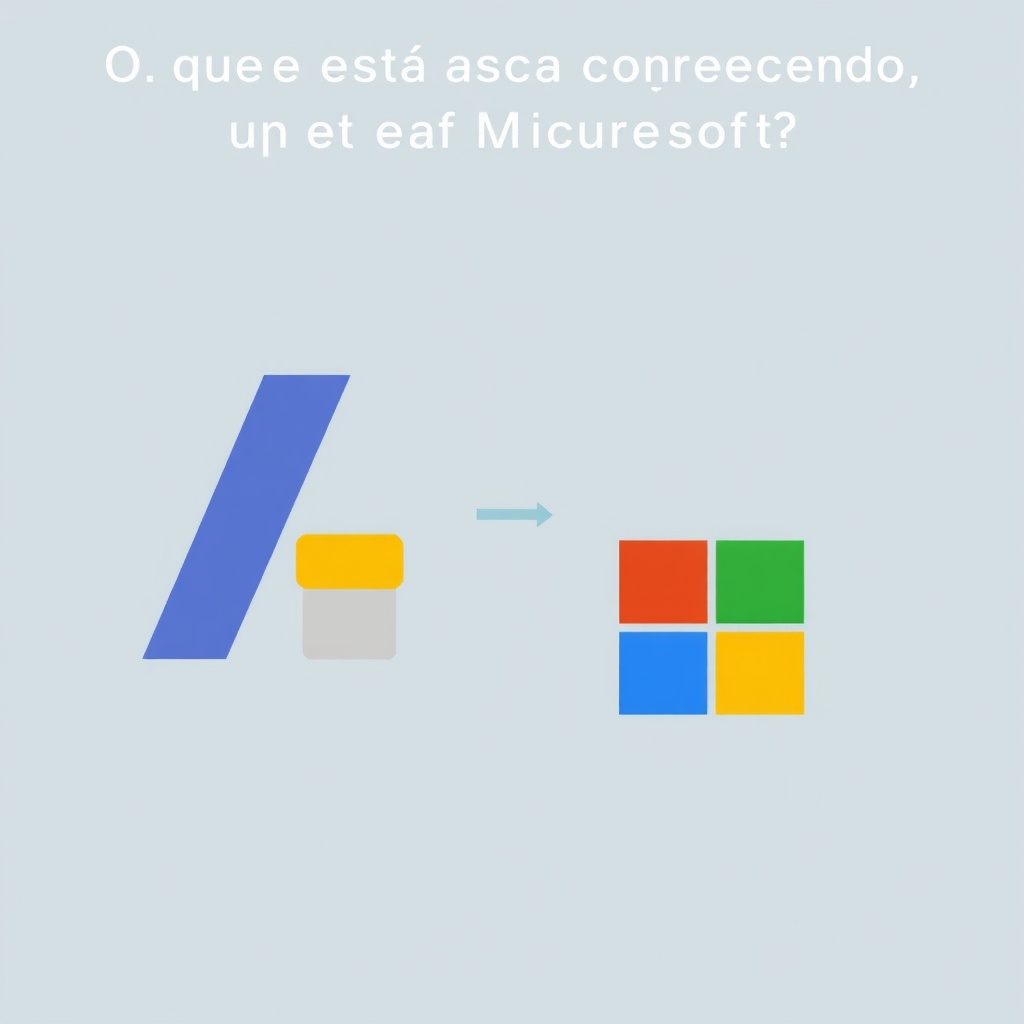 O que está acontecendo entre a Google e a Microsoft?