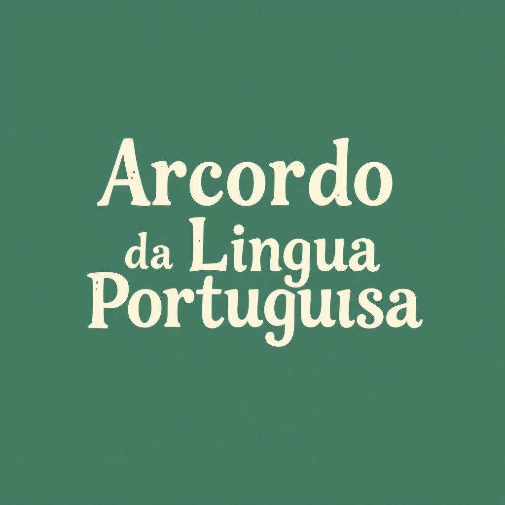 Acordo Ortográfico da Língua Portuguesa